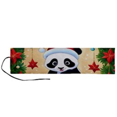 Schwarz Pandaweihnachten300dpi Roll Up Canvas Pencil Holder (l) by 2607694b