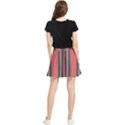 Rosa Grau Streifen Waistband Skirt View2