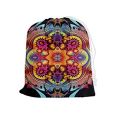 Florales Muster Drawstring Pouch (xl) by 2607694c