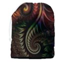 Gelb Fractal Drawstring Pouch (3XL) View2