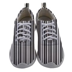 Barcode Pattern Women Athletic Shoes by Ket1n9