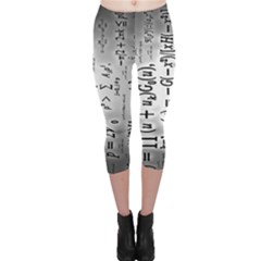 Science Formulas Capri Leggings  by Ket1n9