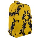 Yellow Regal Filagree Pattern Classic Backpack View2