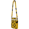 Yellow Regal Filagree Pattern Multi Function Travel Bag View2