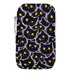 Cat Pattern Pet Drawing Eyes Waist Pouch (small) by Loisa77