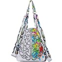 Brain Mind Psychology Idea Drawing Center Zip Backpack View2