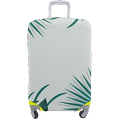 Illustrations Foliage Background Border Luggage Cover (large) by anzea