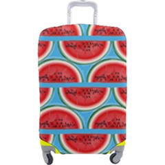 Illustrations Watermelon Texture Pattern Luggage Cover (large) by anzea