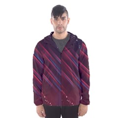 Illustrations Space Purple Men s Hooded Windbreaker by anzea