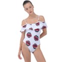 Muppets Animal pattern Frill Detail One Piece Swimsuit View1