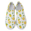 Illustrations Lemon Citrus Fruit Yellow Women s Slip On Sneakers View1
