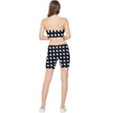 Background Dots Circles Graphic Stretch Shorts and Tube Top Set View2