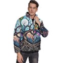 Tree Colourful Men s Puffer Bubble Jacket Coat View3