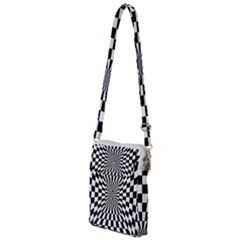 Optical Illusion Chessboard Tunnel Multi Function Travel Bag by Ndabl3x