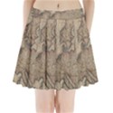 Old Vintage Classic Map Of Europe Pleated Mini Skirt View1