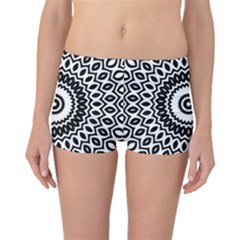 Circular Concentric Radial Symmetry Abstract Boyleg Bikini Bottoms by Proyonanggan