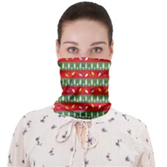 Christmas-papers-red-and-green Face Covering Bandana (adult) by Bedest