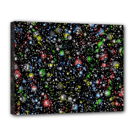 Universe Star Planet Galaxy Canvas 14  X 11  (stretched) by Ravend