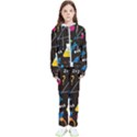 Science Lesson Flat Vector Seamless Pattern Kids  Tracksuit View1