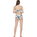 Abstract Art Tropical Leaves Frilly Bikini Set View2