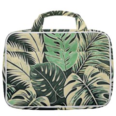 Abstract Art Tropical Leaves Travel Toiletry Bag With Hanging Hook by Valentinaart