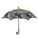 Abstract Art Tropical Leaves Hook Handle Umbrellas (Medium) View3