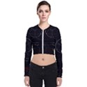 Math Board Circuit Circuits Computer Shield Tech Technology Long Sleeve Zip Up Bomber Jacket View1