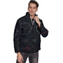 Math Board Circuit Circuits Computer Shield Tech Technology Men s Puffer Bubble Jacket Coat View3