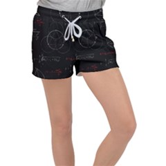 Math Board Circuit Circuits Computer Shield Tech Technology Women s Velour Lounge Shorts by Loisa77