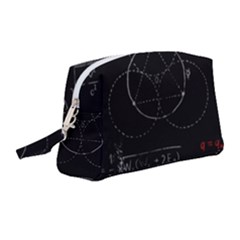 Math Board Circuit Circuits Computer Shield Tech Technology Wristlet Pouch Bag (medium) by Loisa77