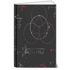 Math Board Circuit Circuits Computer Shield Tech Technology 8  X 10  Hardcover Notebook by Loisa77