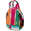 Digital Graphic Clip Art Beach Travel Backpack View1