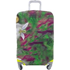 Illustrations Color Cat Flower Abstract Textures Luggage Cover (large) by anzea