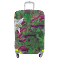 Illustrations Color Cat Flower Abstract Textures Luggage Cover (medium) by anzea