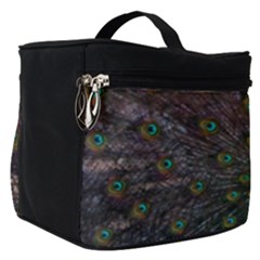 Bird Peacock Feathers Make Up Travel Bag (small) by Perong