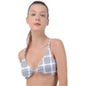 Abstract Pattern Texture Background Art Knot Up Bikini Top View1