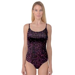 Glitter Light Lights Pastel Pattern Style Texture Camisole Leotard  by Perong
