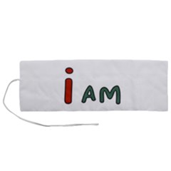 America  I Am Race Roll Up Canvas Pencil Holder (m) by RiverRootz