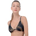 Japanese Dragon Pentagram Knot Up Bikini Top View1