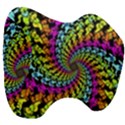 3d Grateful Dead 90 s Neon Dancing Bears Head Support Cushion View3