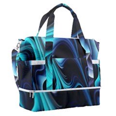 Nature Water Wave Architecture Sports Shoulder Bag With Shoes Compartment by Salmanaz77