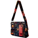 Tech Technology Pattern Full Print Messenger Bag (S) View2