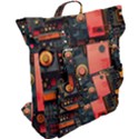 Tech Technology Pattern Buckle Up Backpack View2