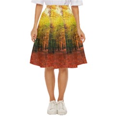 Forest Woods Autumn Nature Classic Short Skirt by Proyonanggan