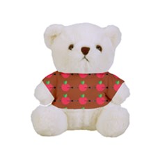 Apple Arrow Pattern Design Drawing Full Print Cuddly Teddy Bear by Proyonanggan