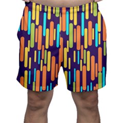 Illustration Abstract Line Men s Shorts by anzea