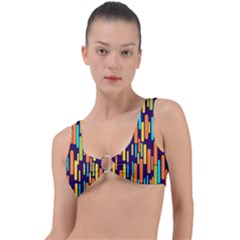 Illustration Abstract Line Ring Detail Bikini Top by anzea
