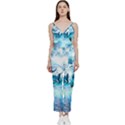 Dolphin Blue Sea Fantasy V-Neck Camisole Jumpsuit View1
