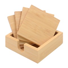 Pastel Rainbow, Color Bamboo Coaster Set by kyorashop23