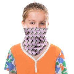Fern Pattern 2 Pink Face Covering Bandana (kids) by snowwhitegirl